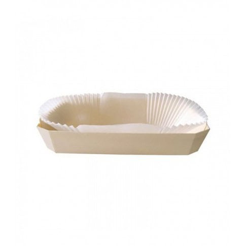 Moule de cuisson bois avec caissette papier  260x160mm H40mm 750ml