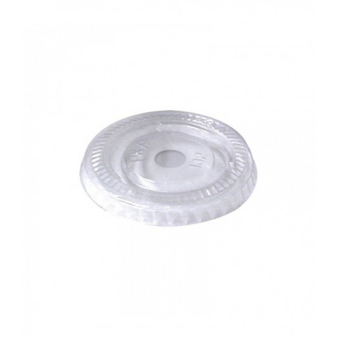 Clear PET plastic flat lid