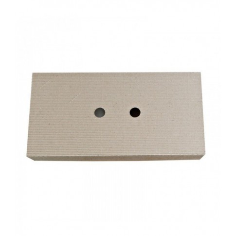 Couvercle Chokra en carton kraft ondulé pour plateau 380x198mm H60mm