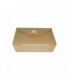 Kraft cardboard meal box  220x156mm H65mm 1500ml