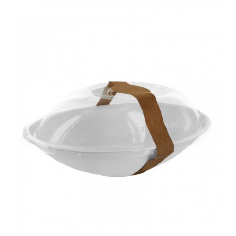 "BioNChic" clear PET plastic lid  223x137mm H43mm