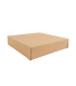 Kraft brown cardboard pastry box 230x230mm H50mm