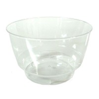 Clear round PET plastic dessert cup  H45mm 130ml