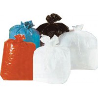 White plastic bin bag  220x70mm H7 410mm 10000ml