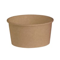 "Buckaty" round kraft cardboard salad bowl   H66mm 1500ml