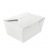 White cardboard meal box  130x105mm H65mm 650ml