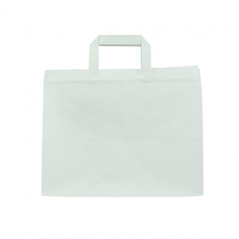 Sac cabas papier blanc  320x200mm H250mm