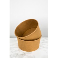 "Buckaty" kraft cardboard salad bowl   H60mm 1000ml