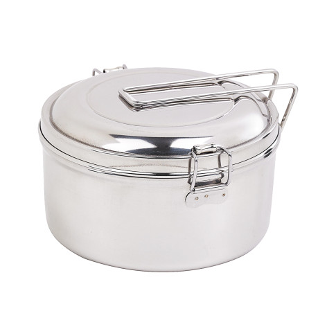 Noxbox Boite Ronde Inox Avec Couvercle 900Ml X6Pcs