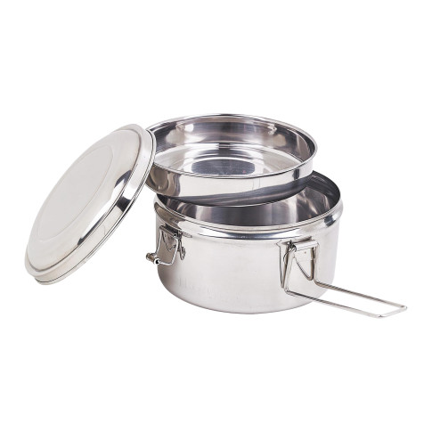 Noxbox Boite Ronde Inox Avec Couvercle 900Ml X6Pcs