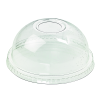 Clear PLA dome lid with hole